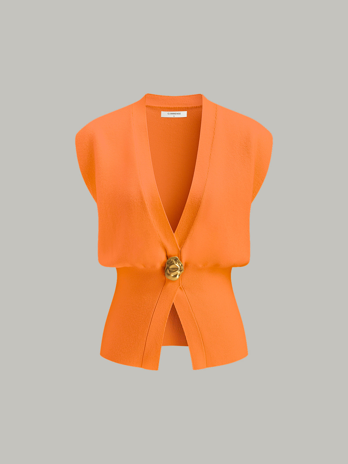Chiara | Gilet Elegante in Maglia con Scollo a V