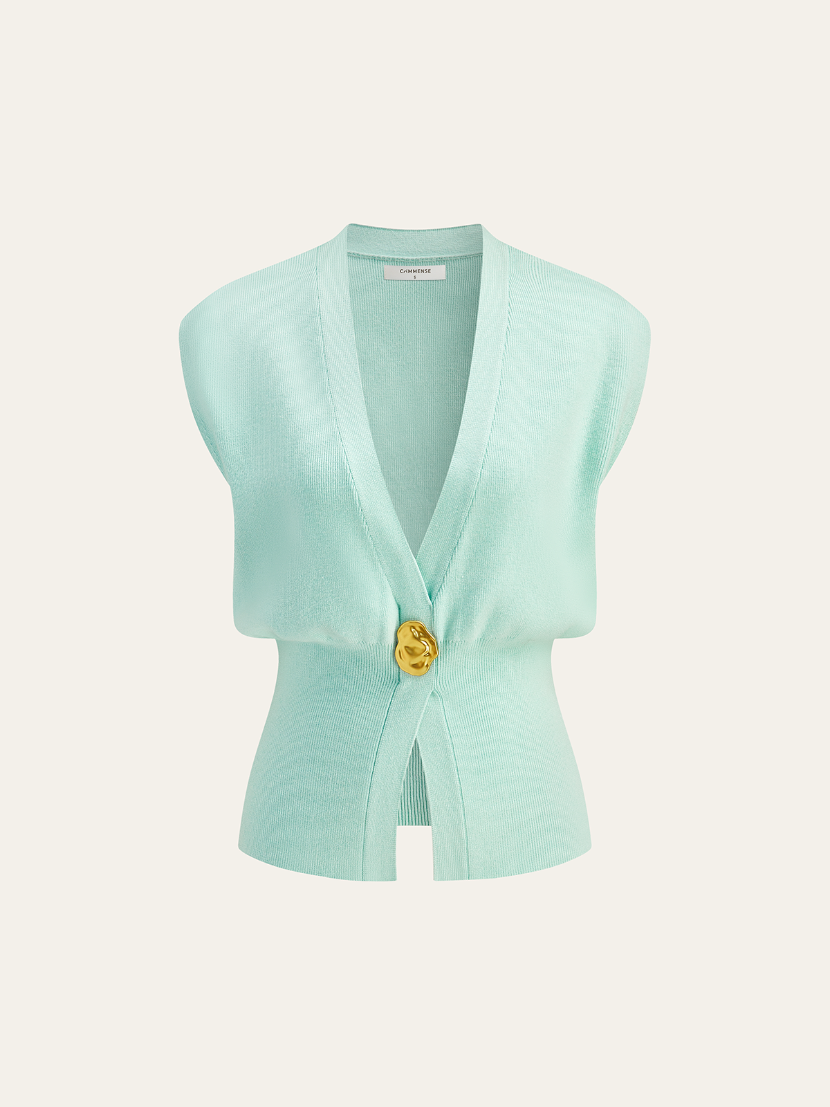 Chiara | Gilet Elegante in Maglia con Scollo a V