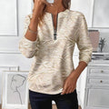 Vintage-Bluse Mit Blumendruck