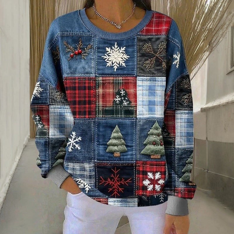 Vintage Weihnachts-Sweatshirt