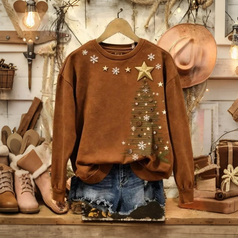 Vintage Weihnachts-Sweatshirt