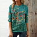 Vintage-T-Shirt Mit Blumenmuster