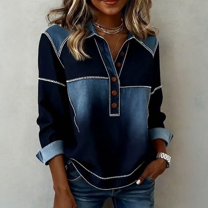 Lässige Vintage-Bluse