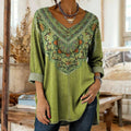 Vintage-Lässiges Bluse