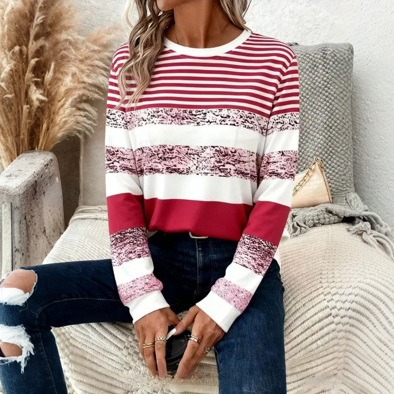 Gestreiftes Vintage-T-Shirt
