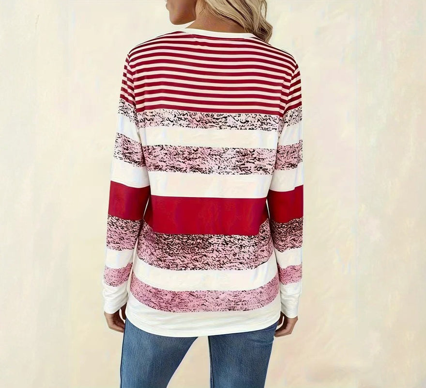 Gestreiftes Vintage-T-Shirt