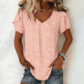 Vintage-Bluse Mit Blumenmuster