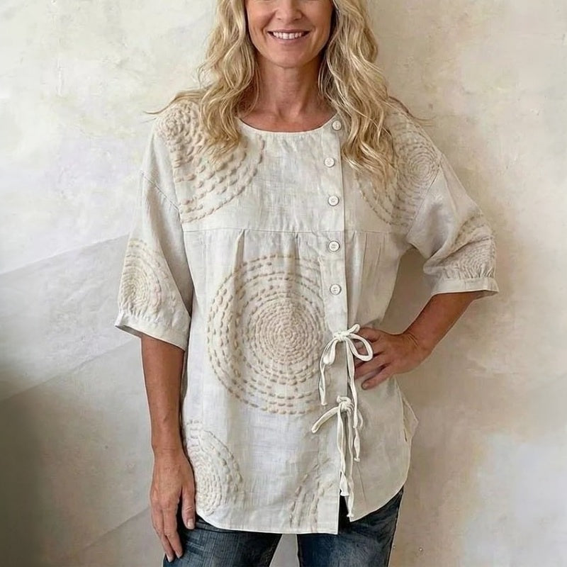 Vintage Lässige Bluse