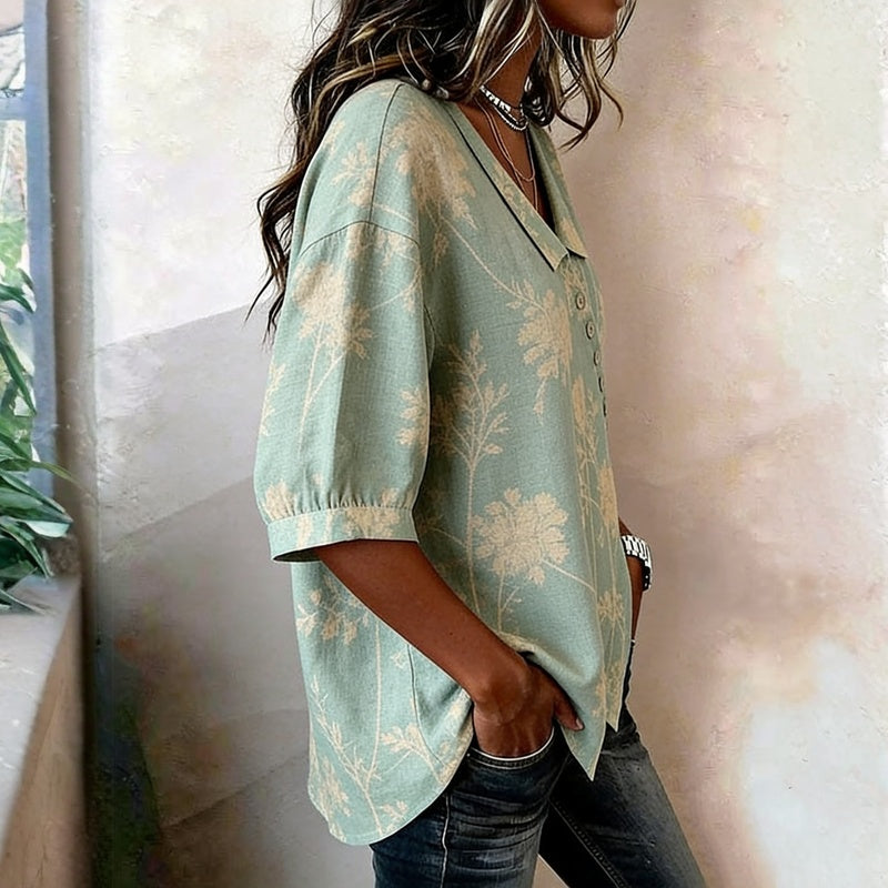 Unregelmäßige Vintage-Bluse
