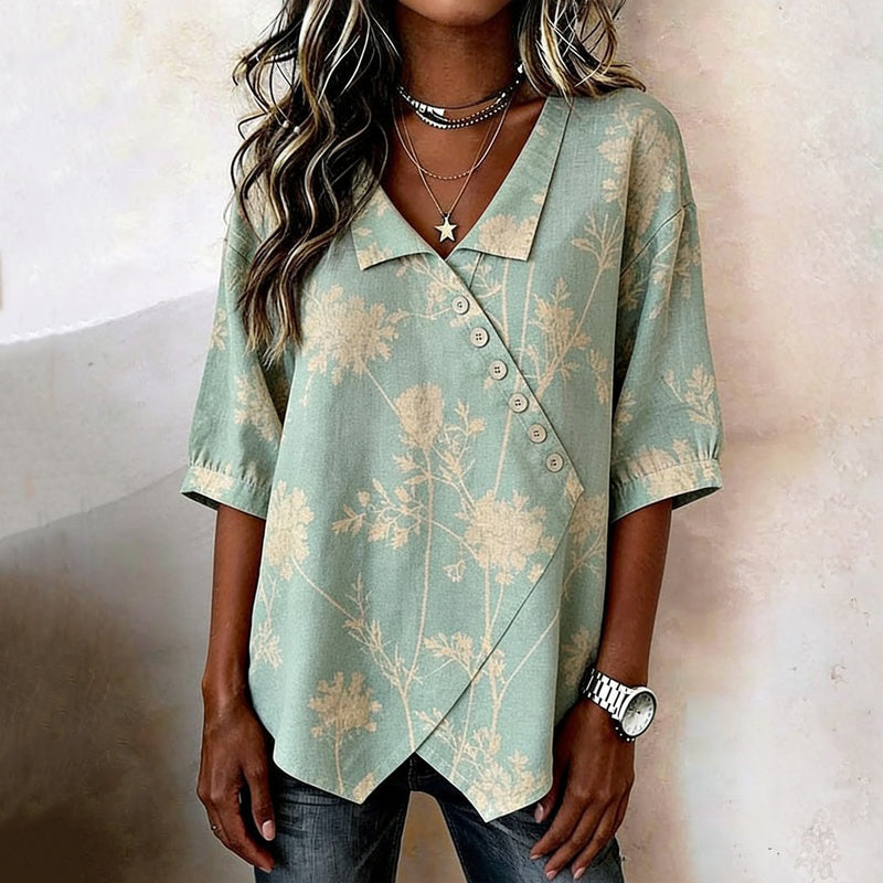 Unregelmäßige Vintage-Bluse