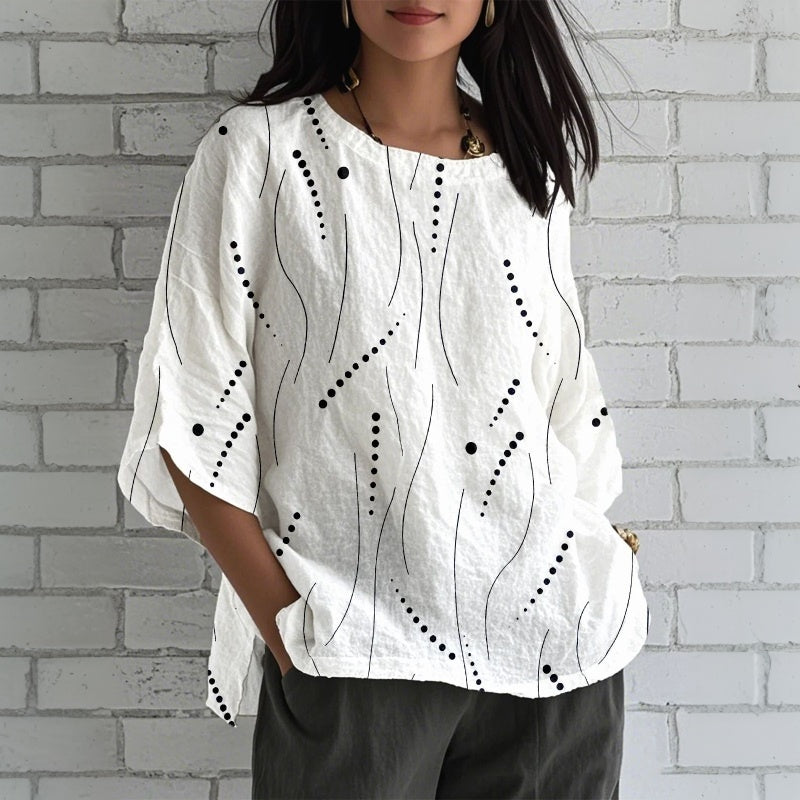 Vintage Lässiges Bluse
