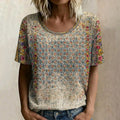 Vintage-T-Shirt Mit Blumenmuster