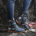 Vintage Stiefel Im Ethnischen Stil
