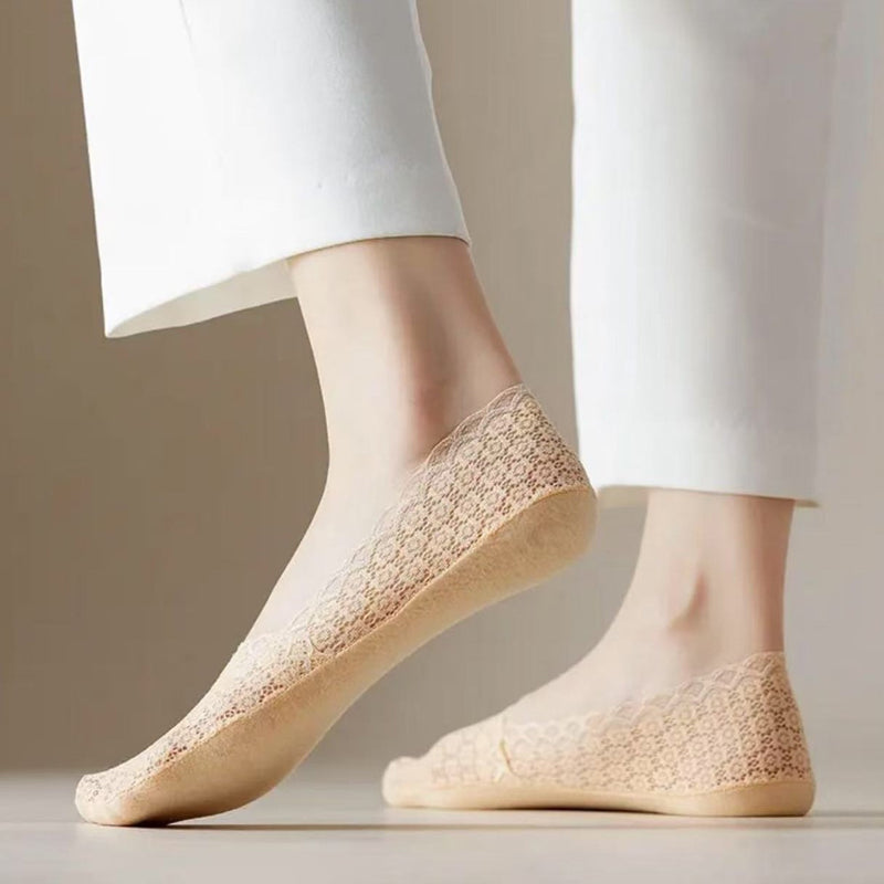 Atmungsaktive Blumensocken