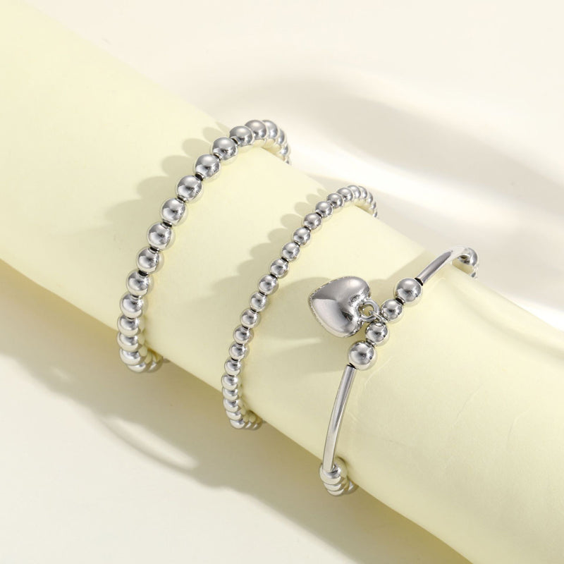 Herz Perlenarmband