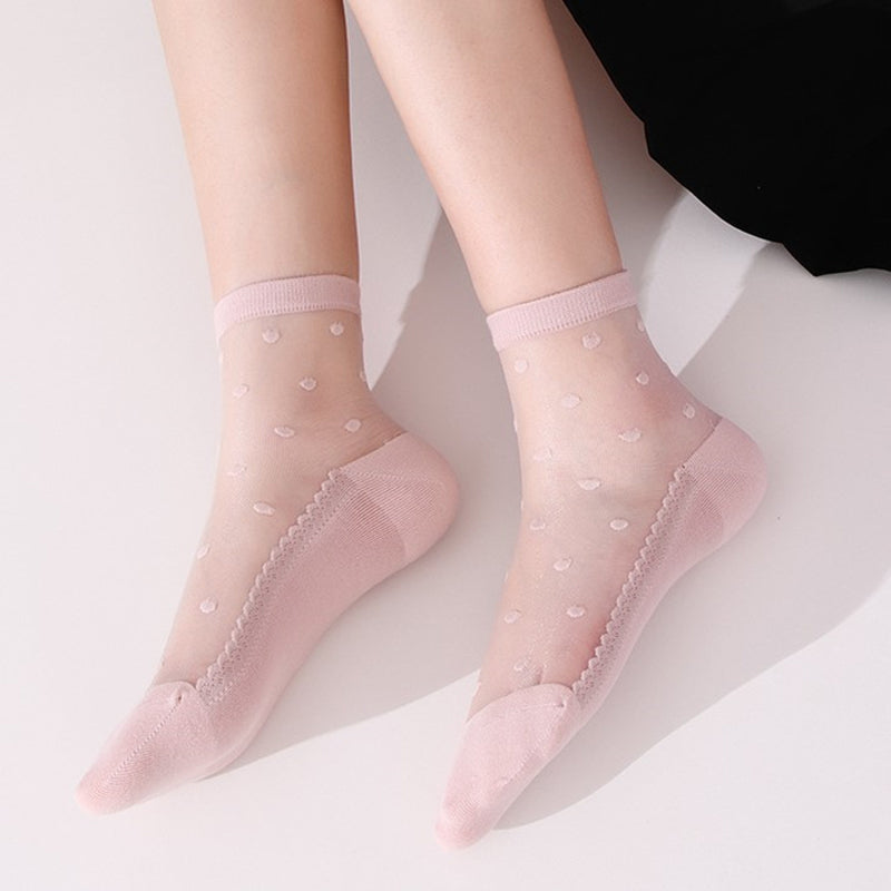 Atmungsaktive Socken Mit Punkten
