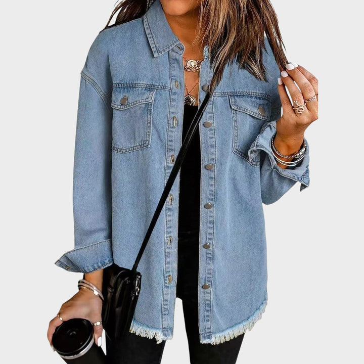 Morgana | Camisa Estilo Chaqueta Vaquera