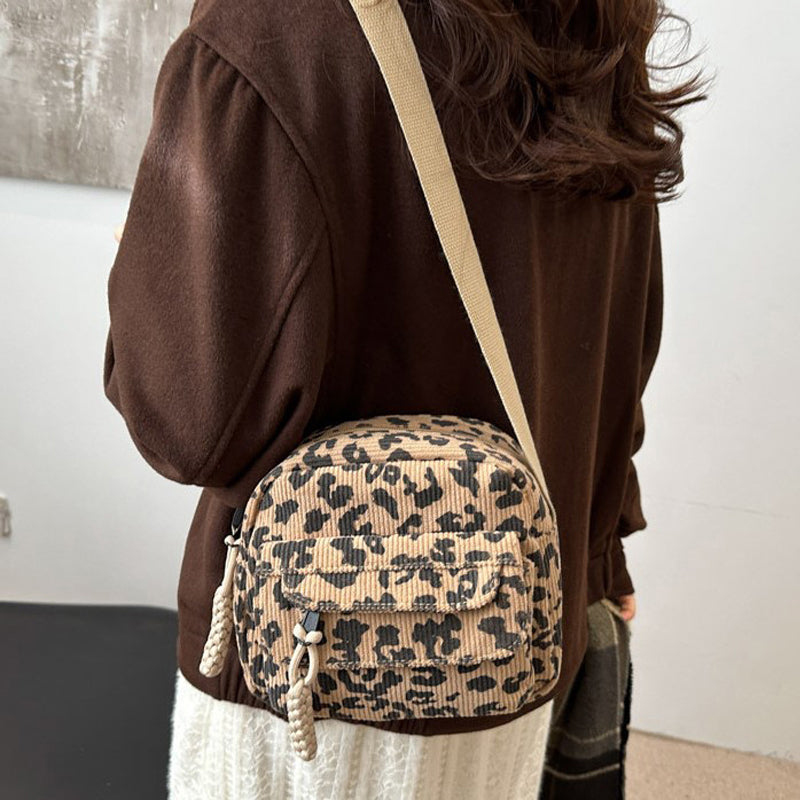 Vintage Leopardentasche