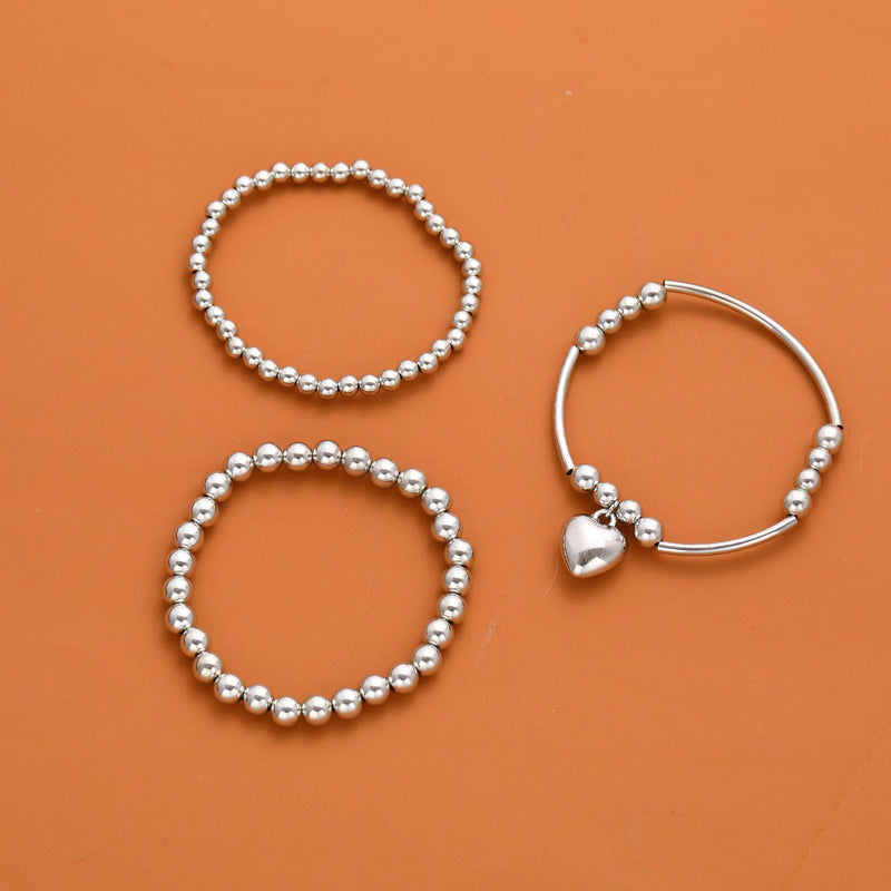 Herz Perlenarmband