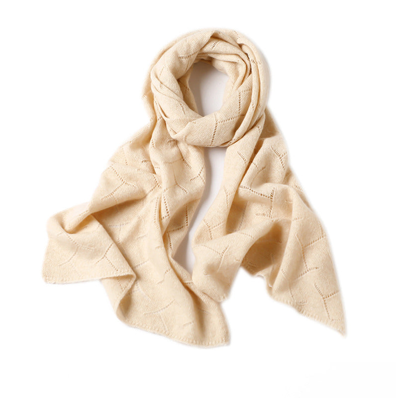 Einfarbiger Warmer Schal