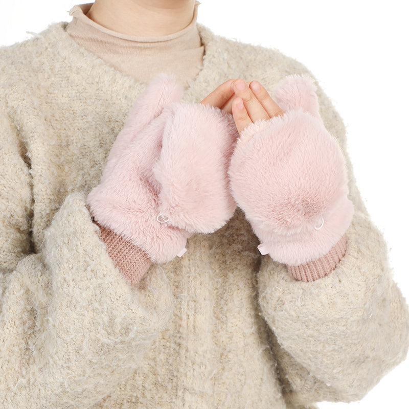 Einfarbig Warme Handschuhe