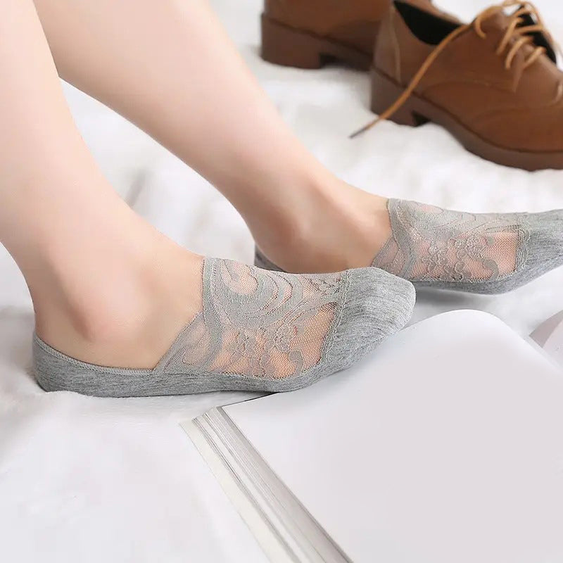 Atmungsaktive Blumensocken