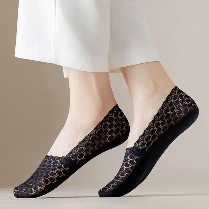 Atmungsaktive Blumensocken