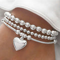 Herz Perlenarmband