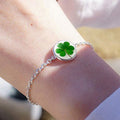 Vierblättriges Kleeblatt-Armband