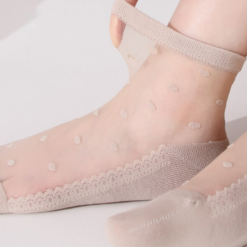 Atmungsaktive Socken Mit Punkten