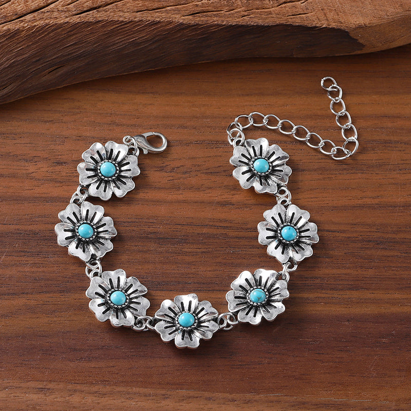 Vintage Blumen-Armband
