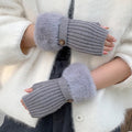 Einfarbige Warme Handschuhe