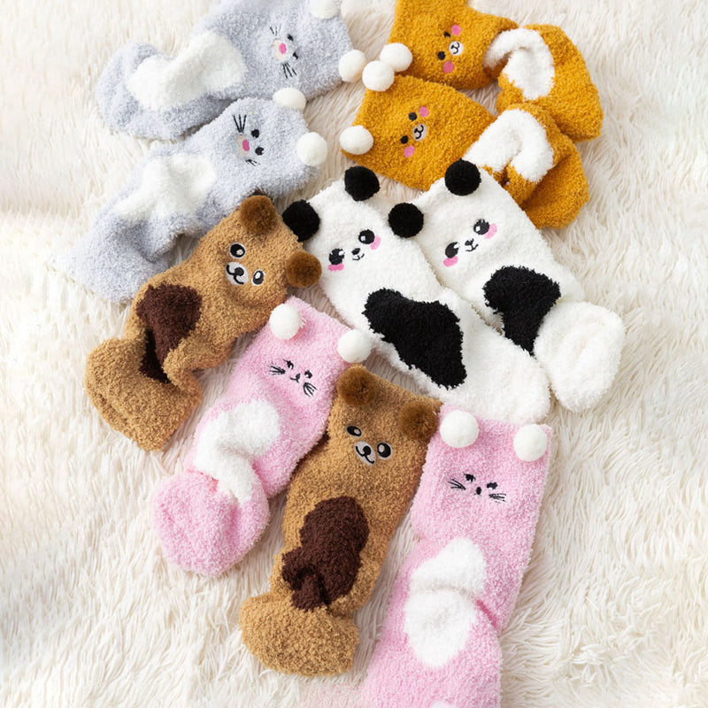 Cartoon-Plüschsocken