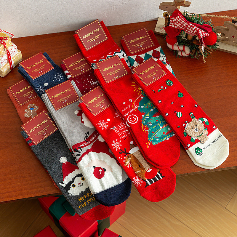 Lässige Weihnachtssocken