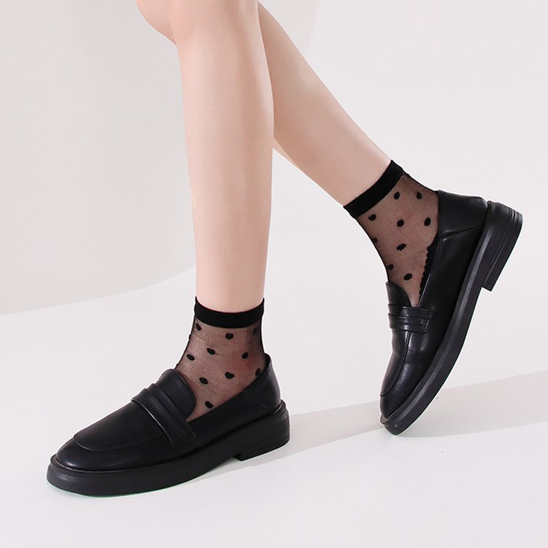Atmungsaktive Socken Mit Punkten