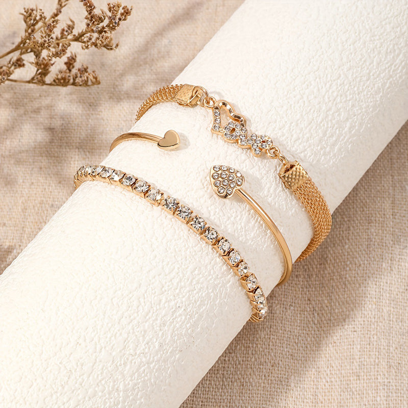 Bohemien Herz Armband