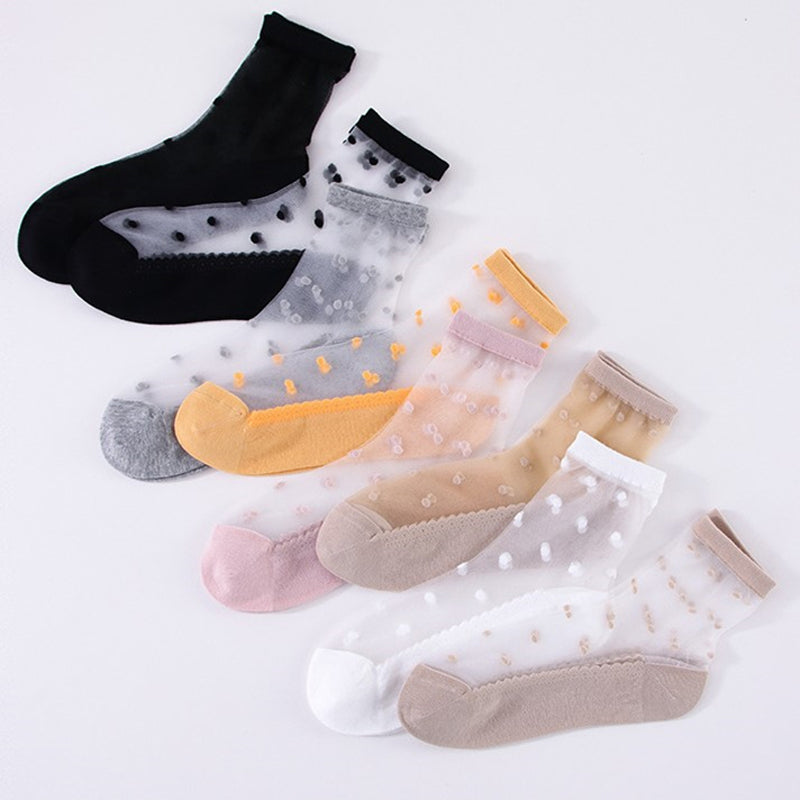 Atmungsaktive Socken Mit Punkten