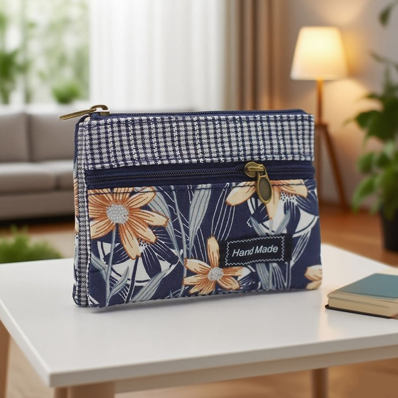 Vintage Geldbörse Mit Blumenmuster