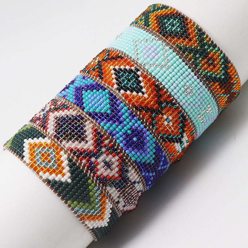 Handgewebtes Böhmisches Armband