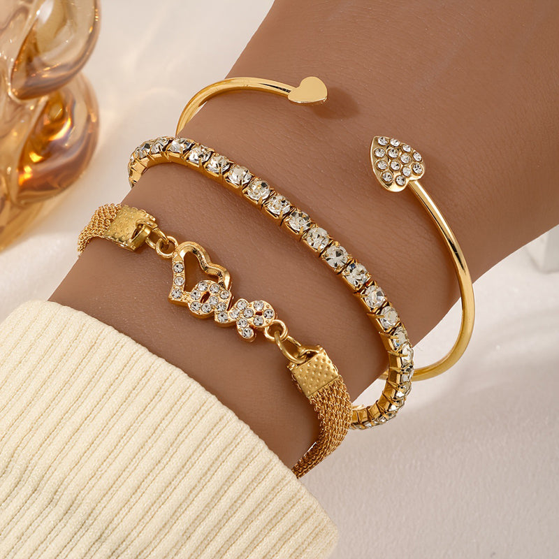 Bohemien Herz Armband