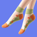 Atmungsaktive Socken Mit Blumenmuster