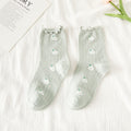 Lässige Blumensocken