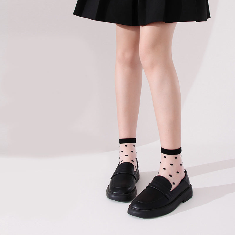 Atmungsaktive Socken Mit Punkten