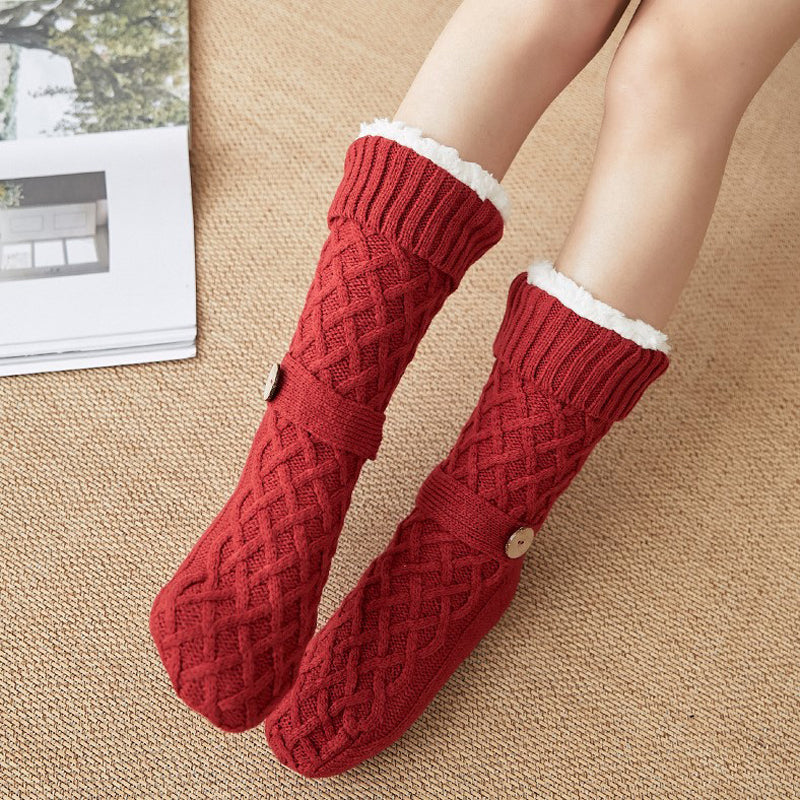 Warme Rutschfeste Socken
