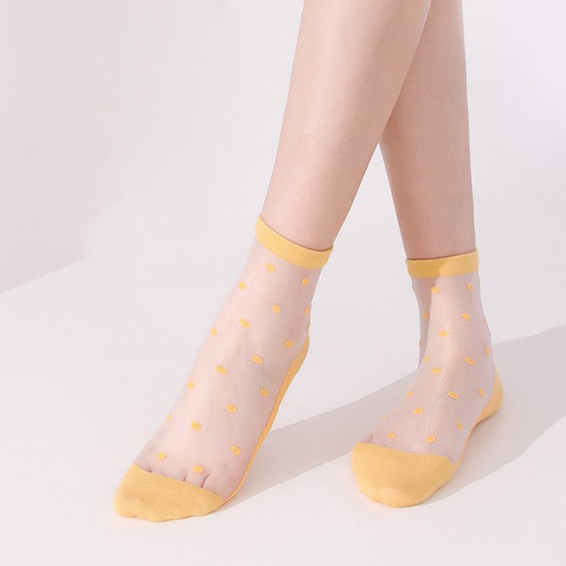 Atmungsaktive Socken Mit Punkten