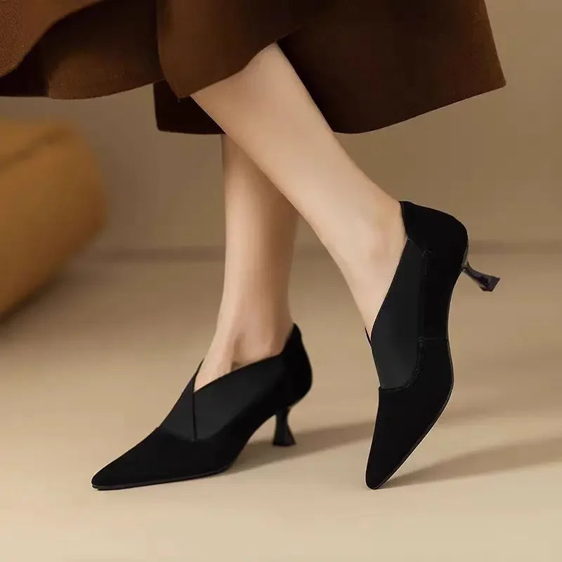 Tacchi in suede Elara