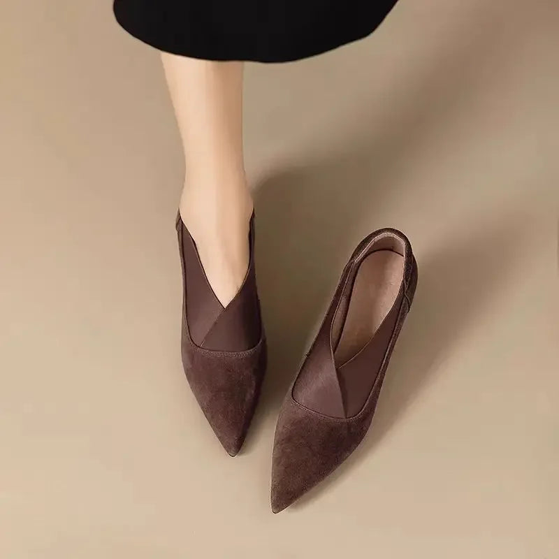 Tacchi in suede Elara