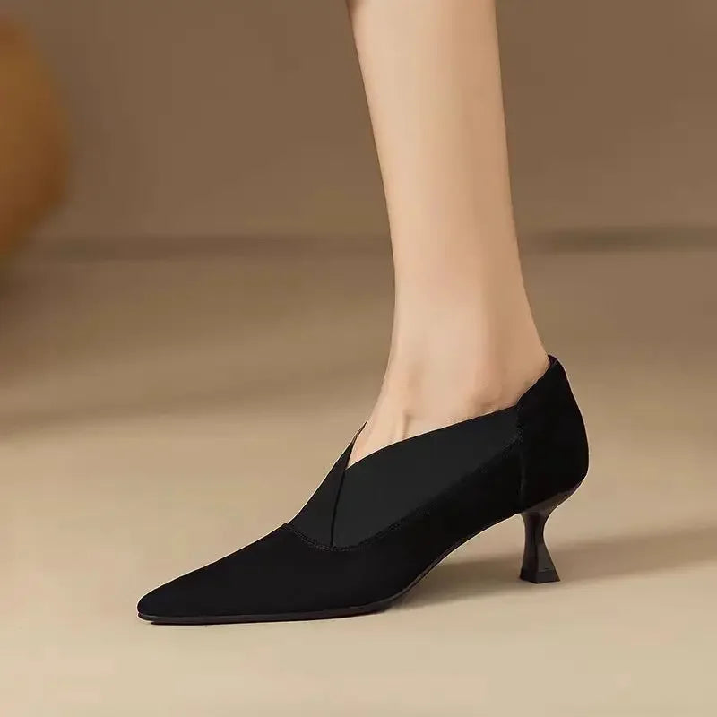 Tacchi in suede Elara