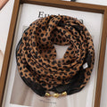 Vintage-Schal Mit Leopardenmuster