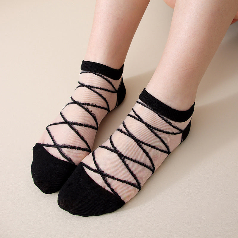 Atmungsaktive Einfarbige Socken